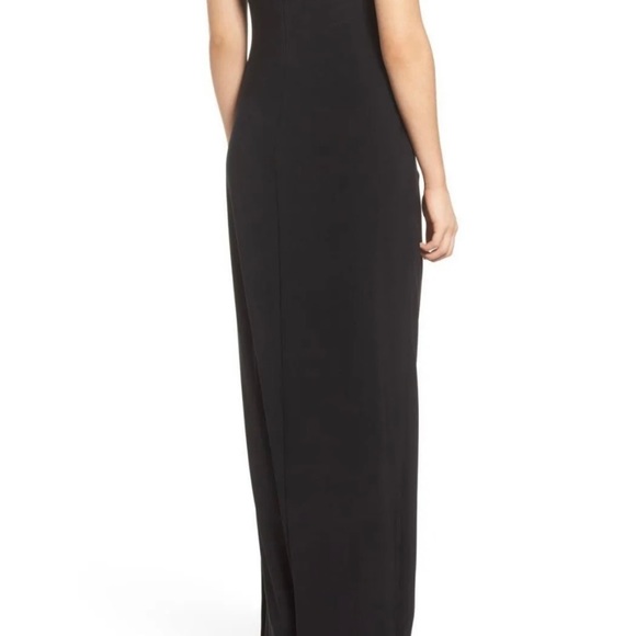 Alex Evenings black gold ruched maxi dress 4P NWOT - Picture 12 of 12